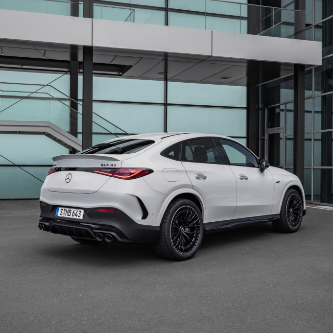 Mercedes AMG GLC Coupe 63 S Achterkant