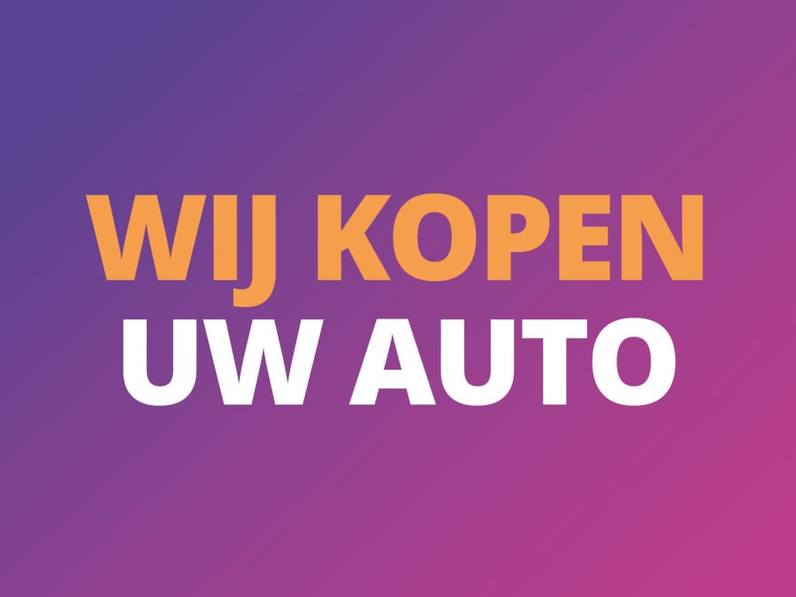 Actieblok Wij kopen je auto