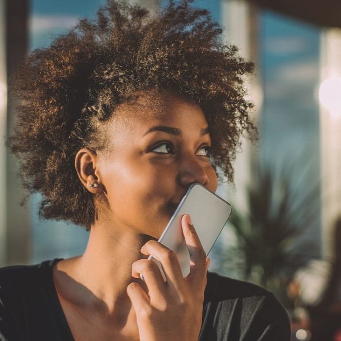 Woman with phone v3