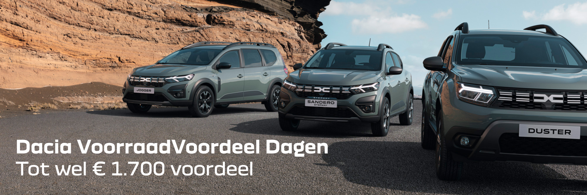 Dacia hero voorraadvoordeel