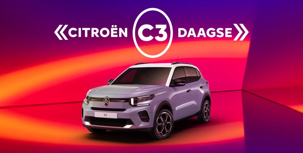 Hero drieluik Citroen C3 Daagse 2